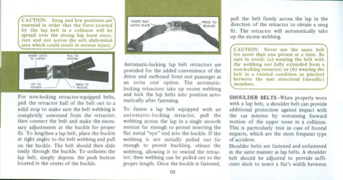 1972 OLDSMOBILE CUTLASS REPAIR MANUAL visual data 4